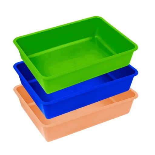 Bandeja Sanitaria Plastica Mediana 40x30x10 Cm