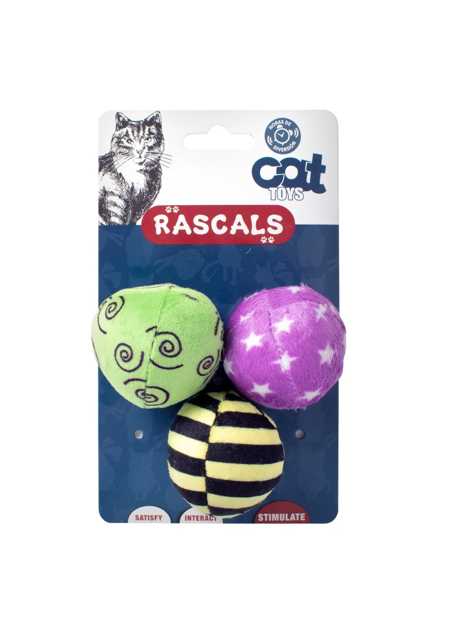 Pack 3 Pelotitas Gato