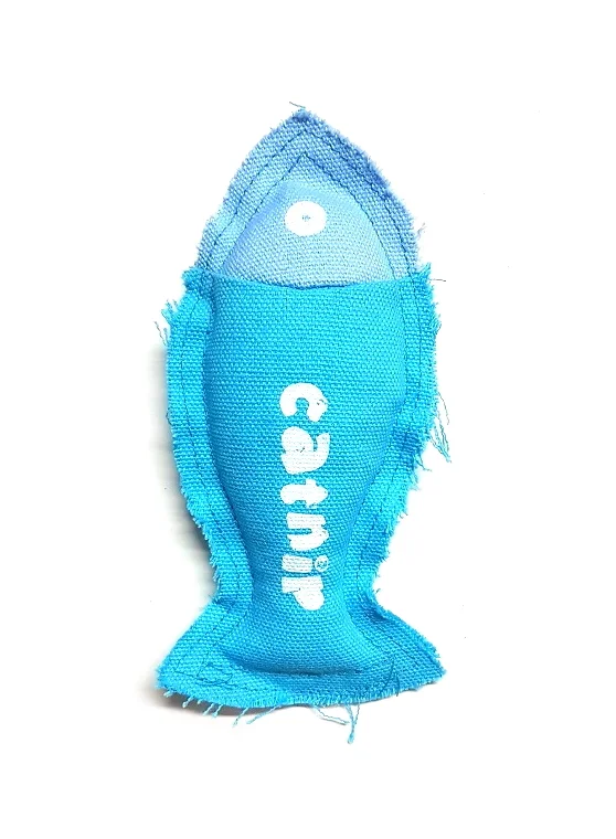 Juguete Tela Pez Catnip