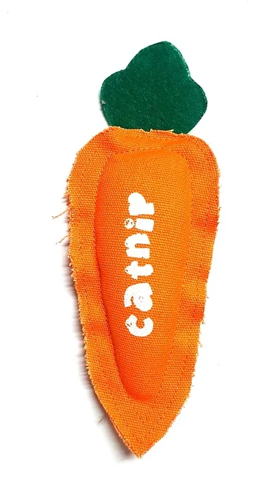 Juguete Tela Zanahoria Catnip