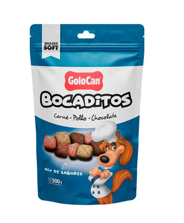 Bocaditos Carne/pollo/choc 500 Gr