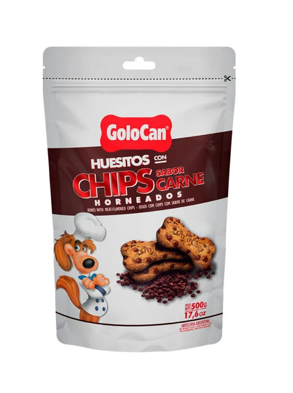 Huesitos C/chip De Carne X 500 Gr