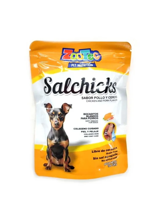 Salchiks Pollo Y Cerdo Estuche X 100 Grs