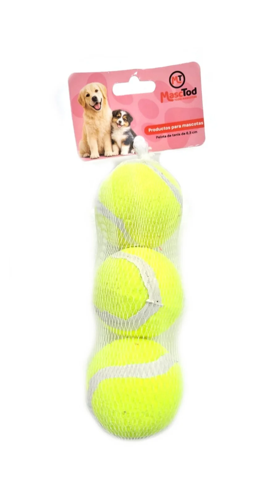 Pelota Tenis 6,3 Cm X3 Unidades Color Original