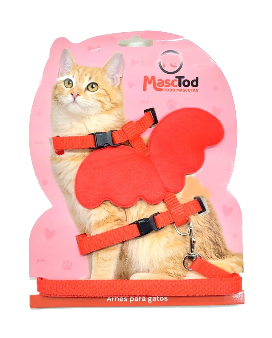 Arnes De Gato Con Alitas Varios Colores