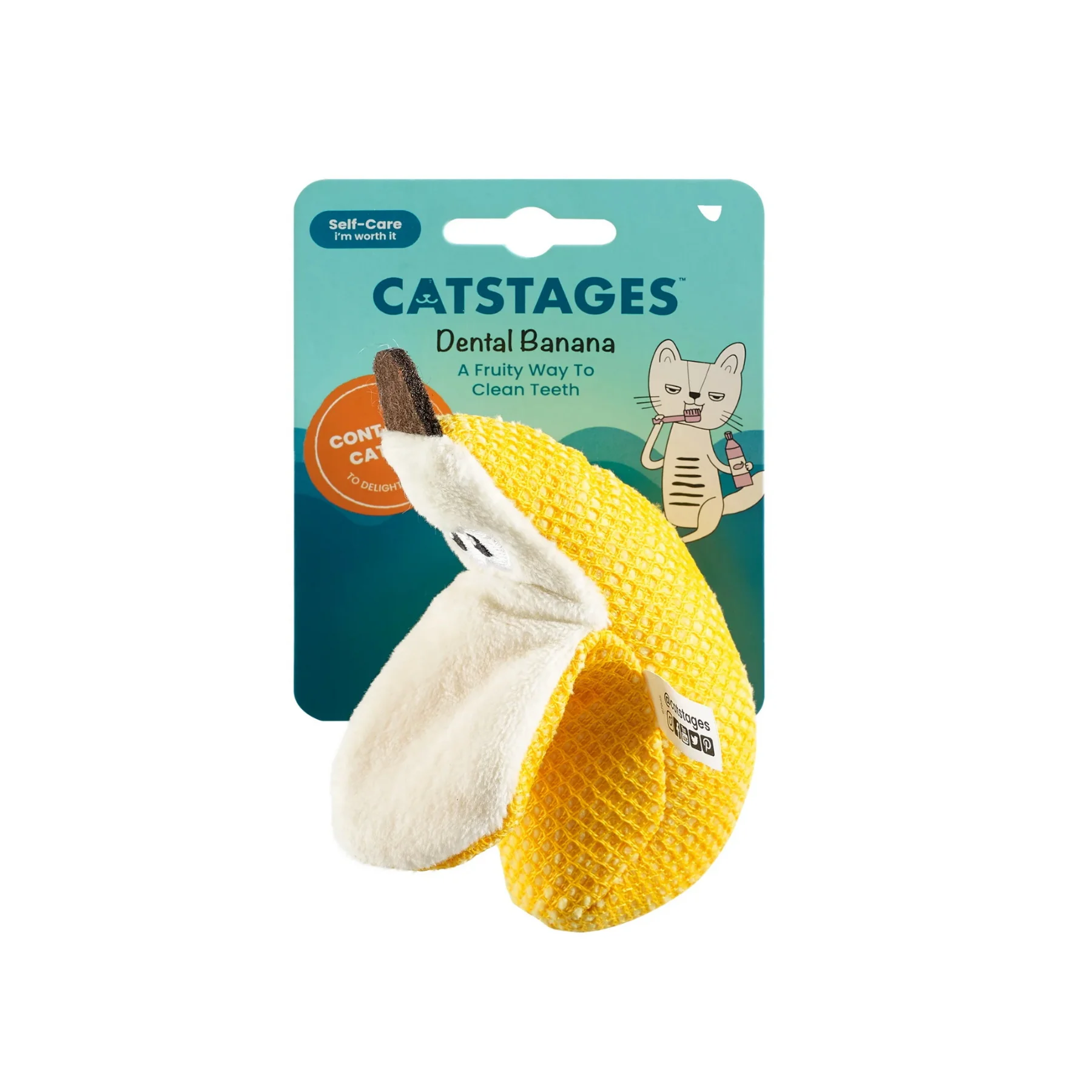 Banana Dental 13 Cm Catnip Masticable