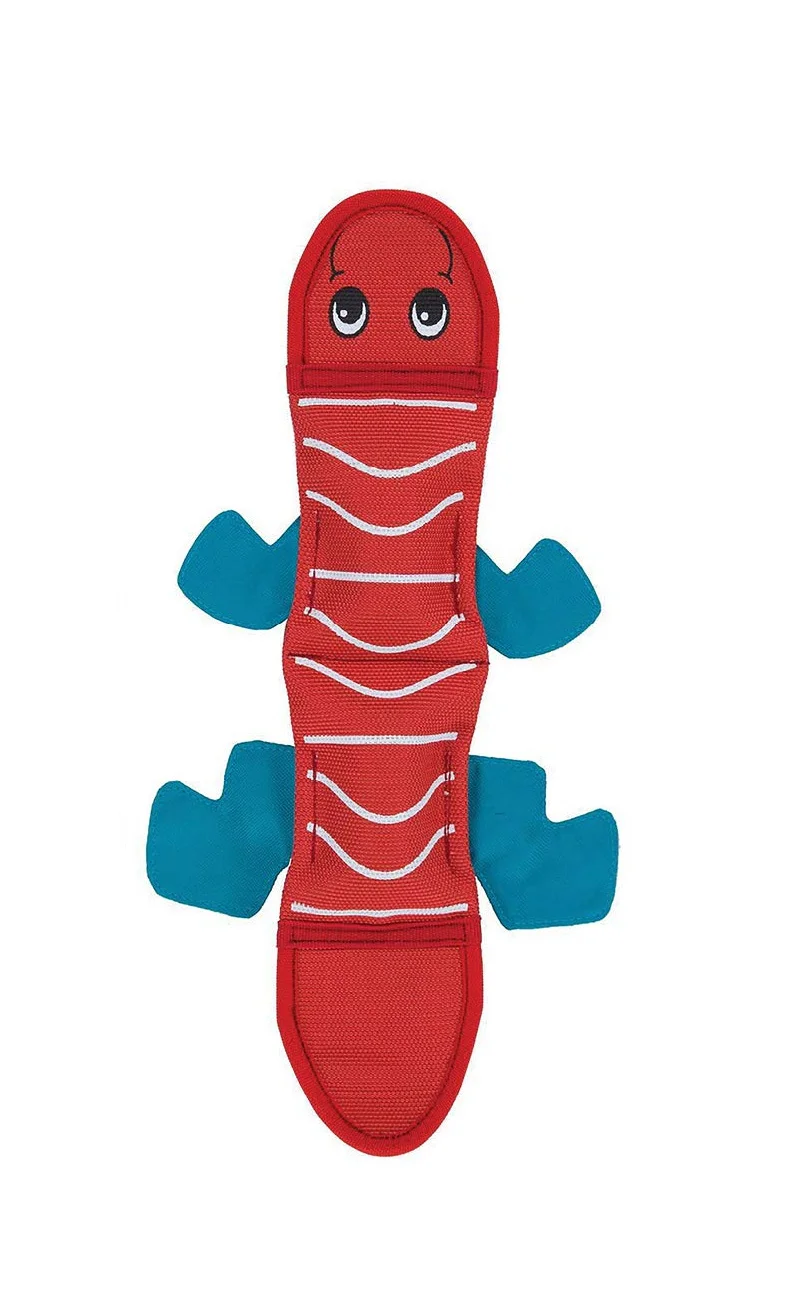Lagarto Rojo 40cm 2 Sonidos Ultra Duradero