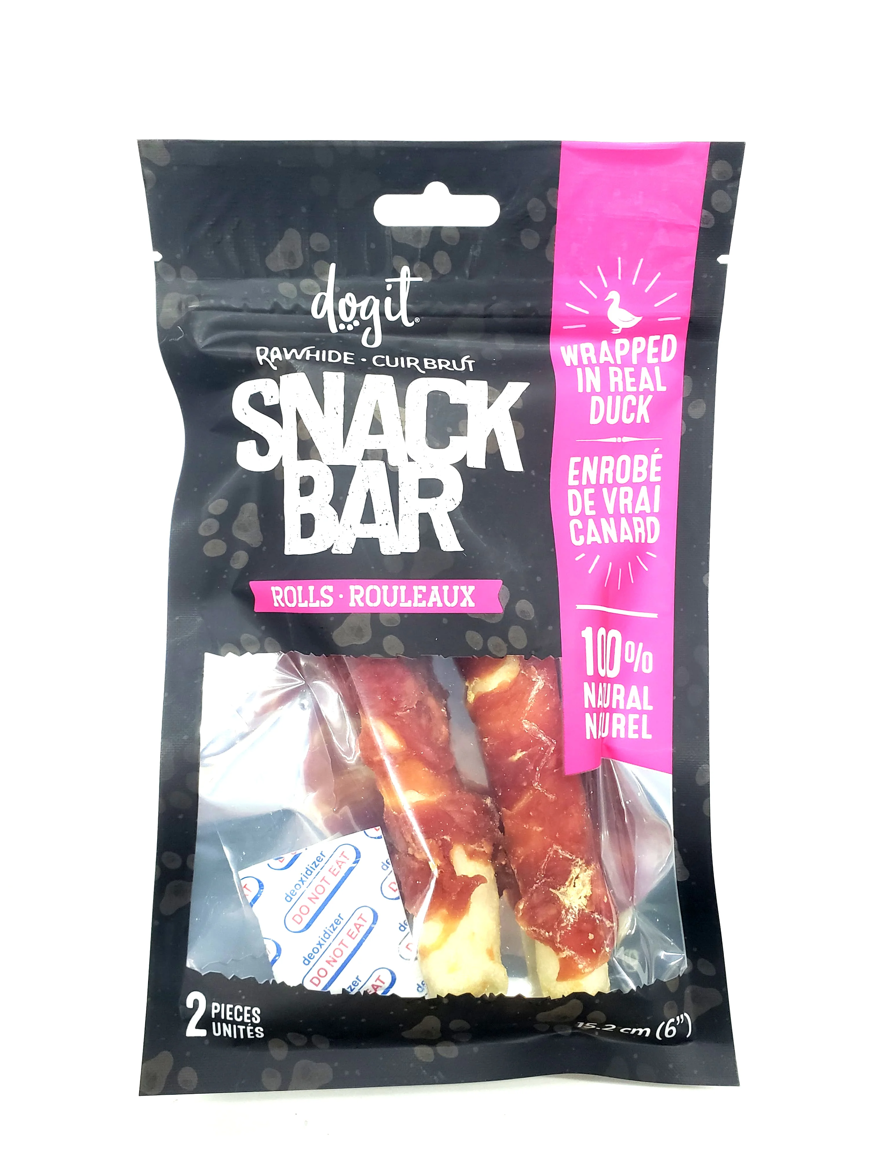 Dogit Snack Bar Palitos Con Pato 15,2cm X 2u