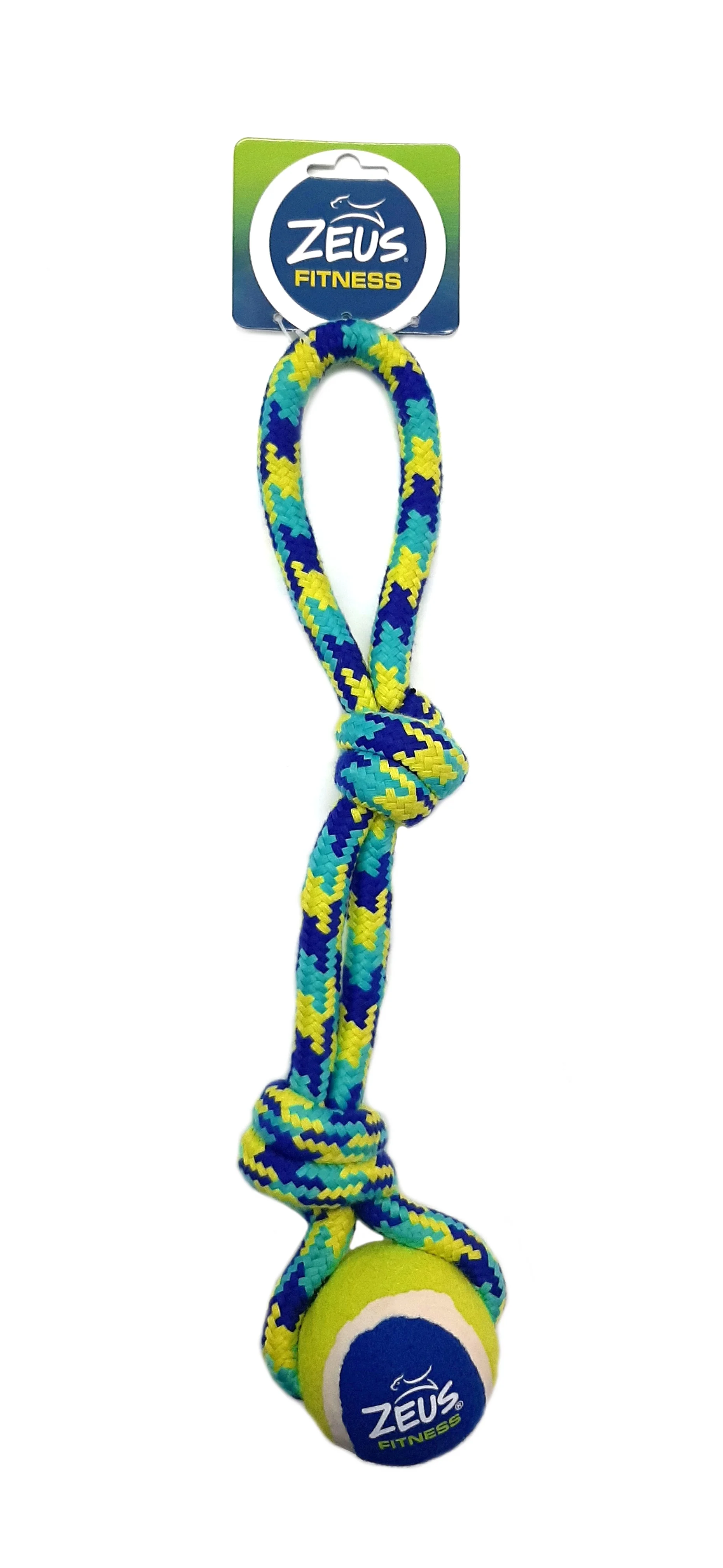 Zeus Fitness Pelota C/soga Trenzada
