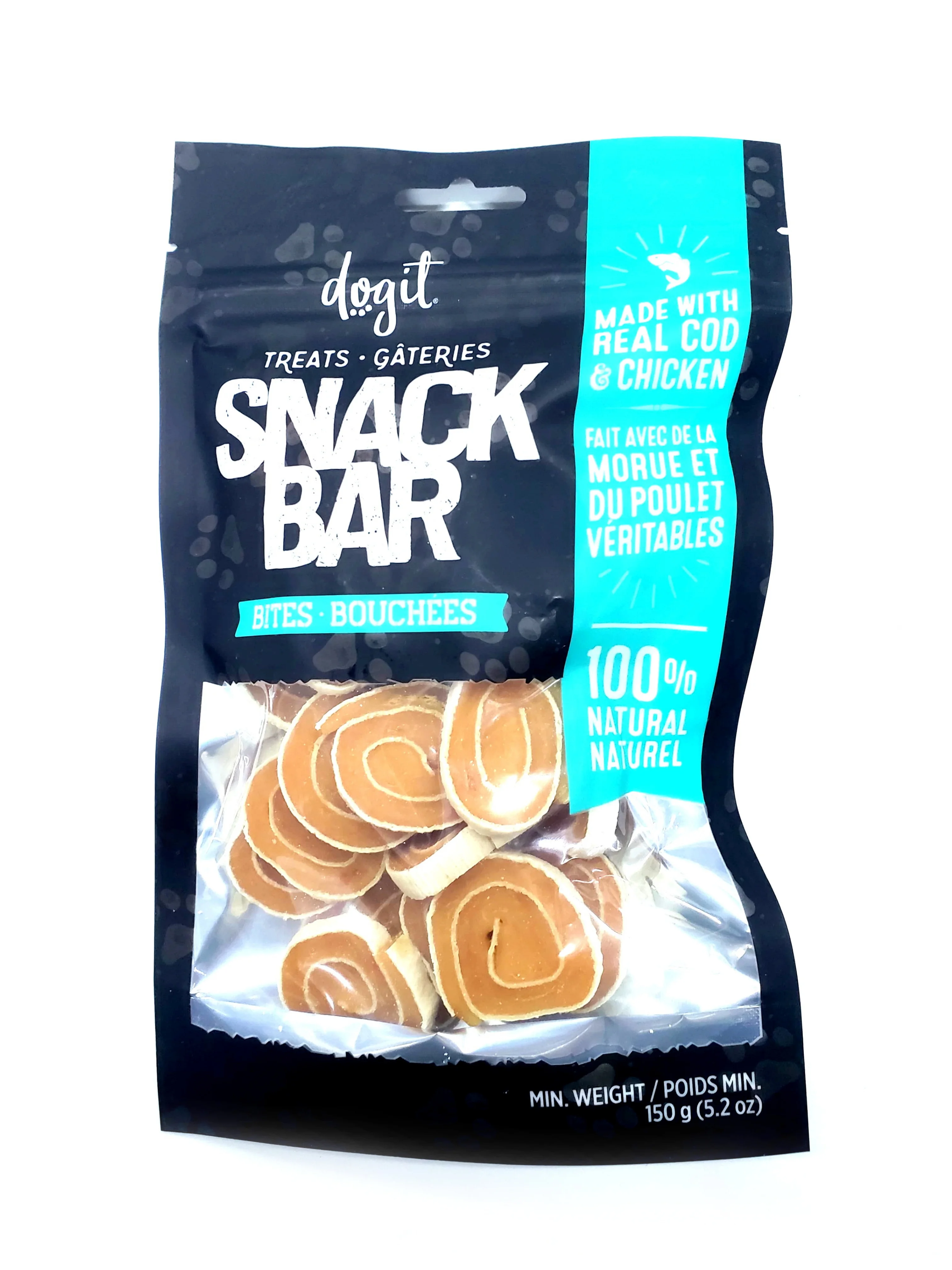 Dogit Snack Bar Bocaditos Bacalao Y Pollo  150 Gr