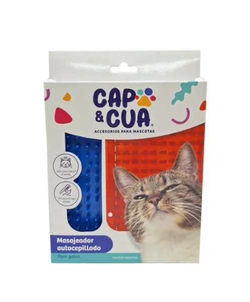 Masajeador Autocepillado De Goma Para Gatos