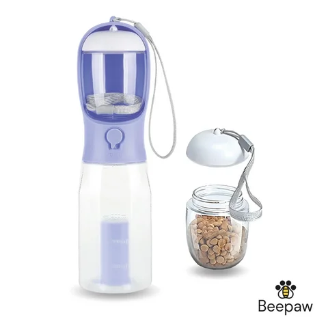 Botella Agua Comida Y Bolsa  600 Ml