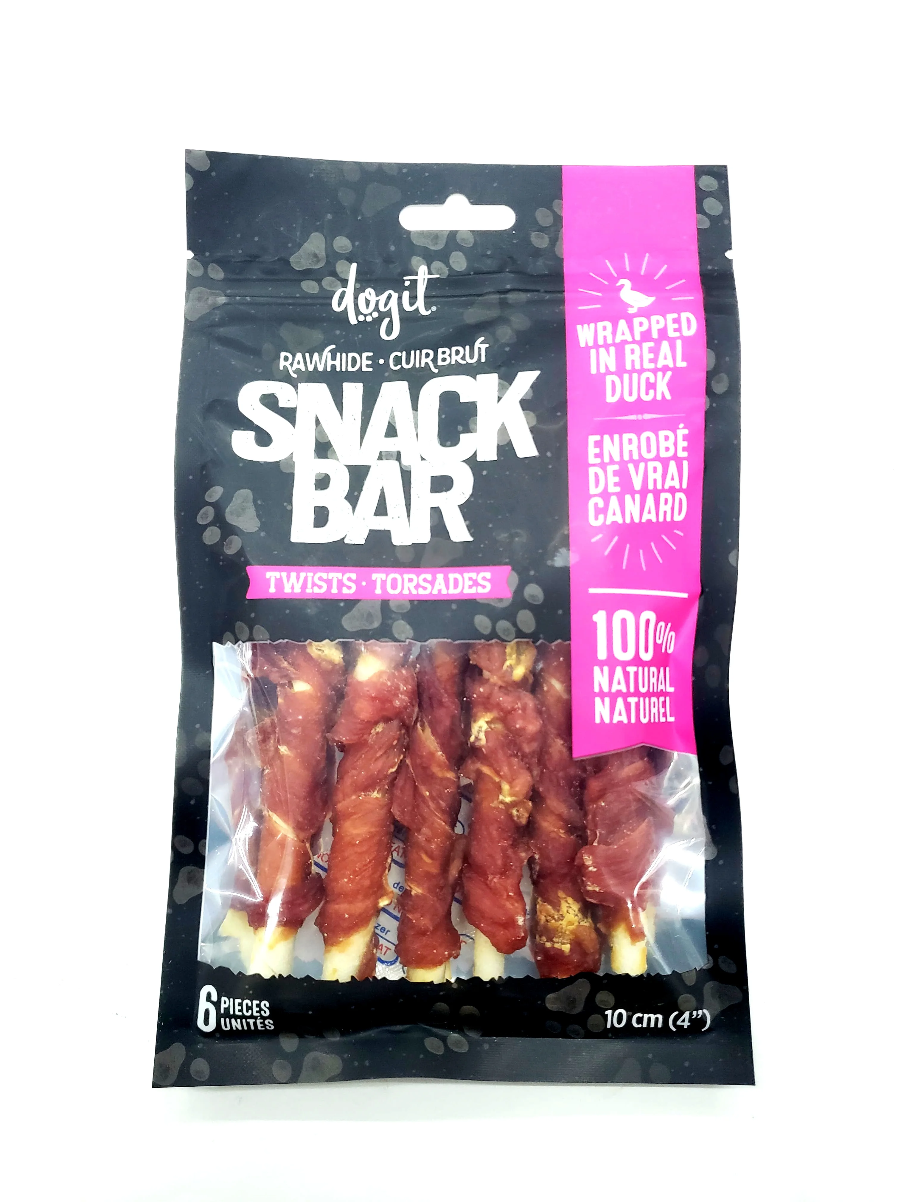 Dogit Snack Bar Palitos Con Pato 10cm X 6 U