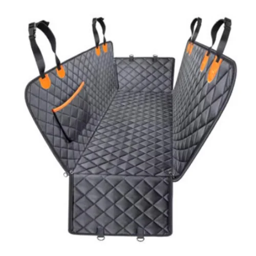 Funda Cubre Asiento Trasero Premiun Naranja