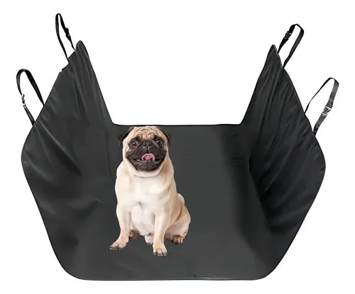 Funda Cubre Asiento Trasero Simple Negro