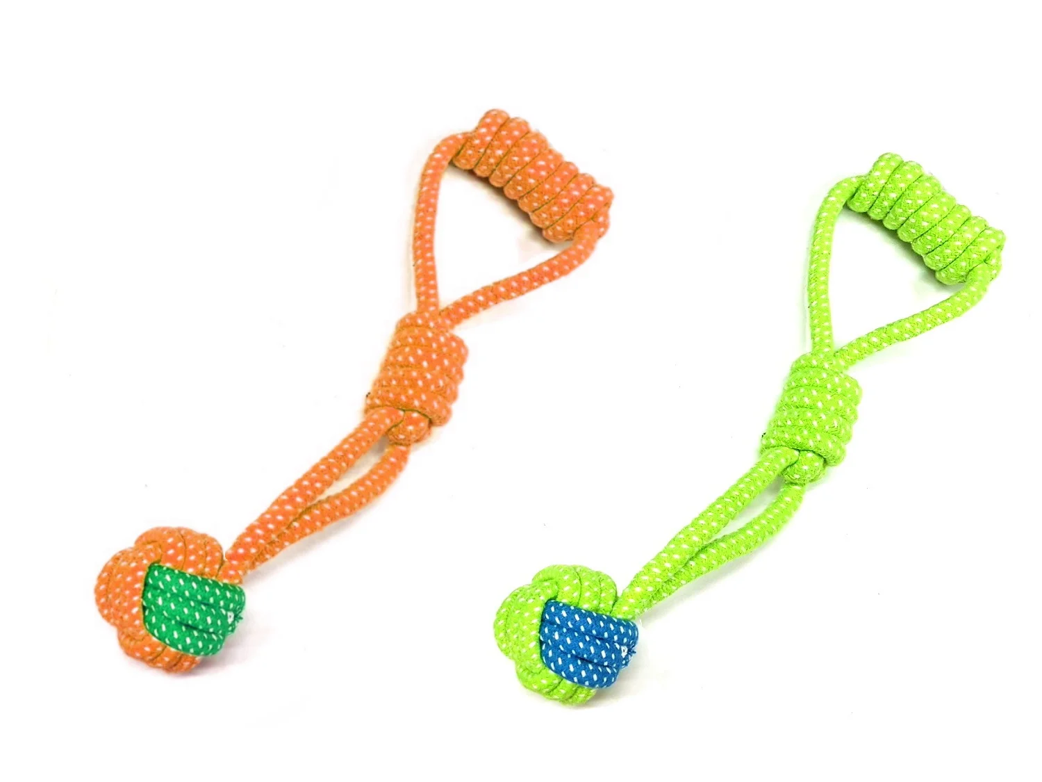 Tirador Soga Con Pelota Soga Y Manija 30 Cm