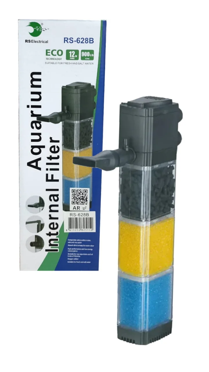 Filtro Interno 3 Cartuchos 12w 900 L/h