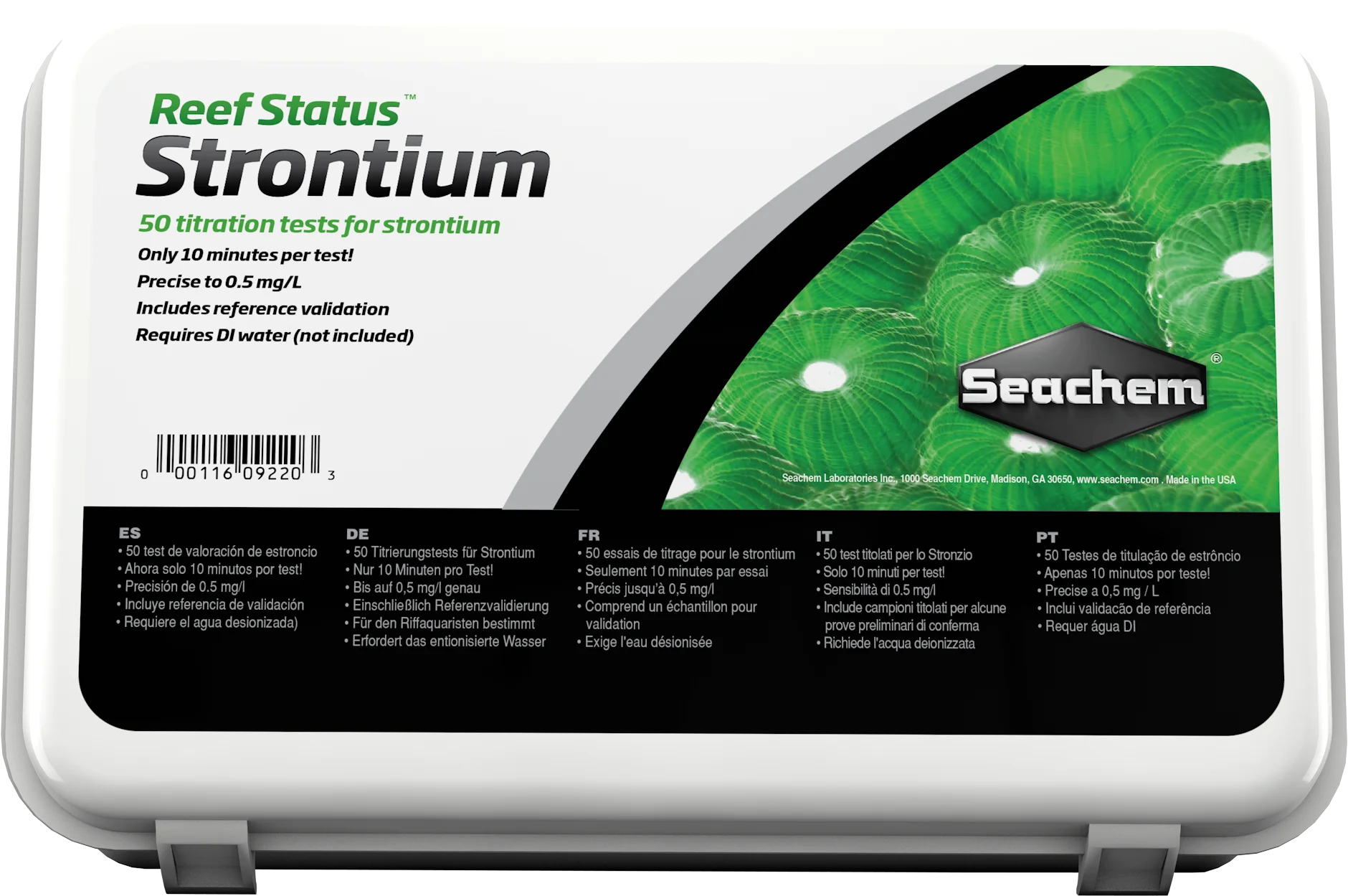 Reef Status Strontium 150 Test