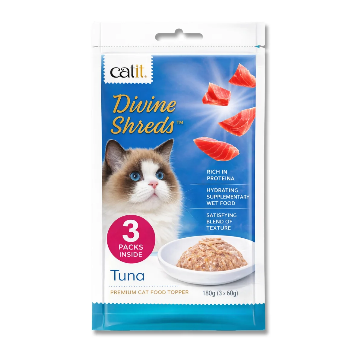 Catit Divine Shreds Atun 180gr