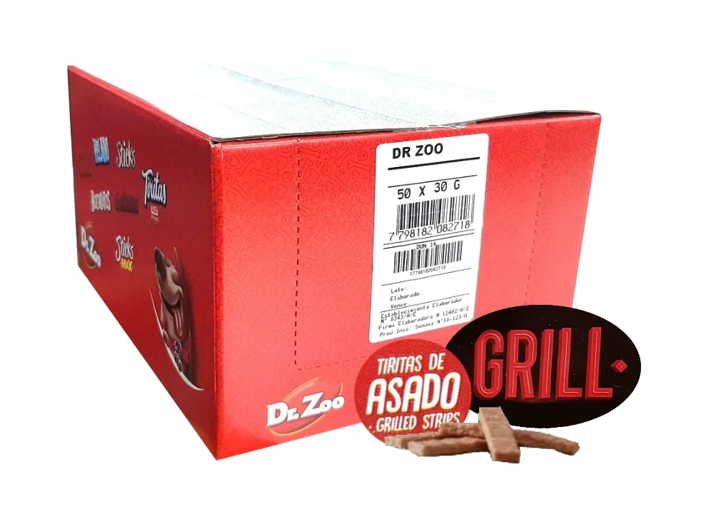 Grill Tiritas De Asado Caja 50 U X 30 Gr.