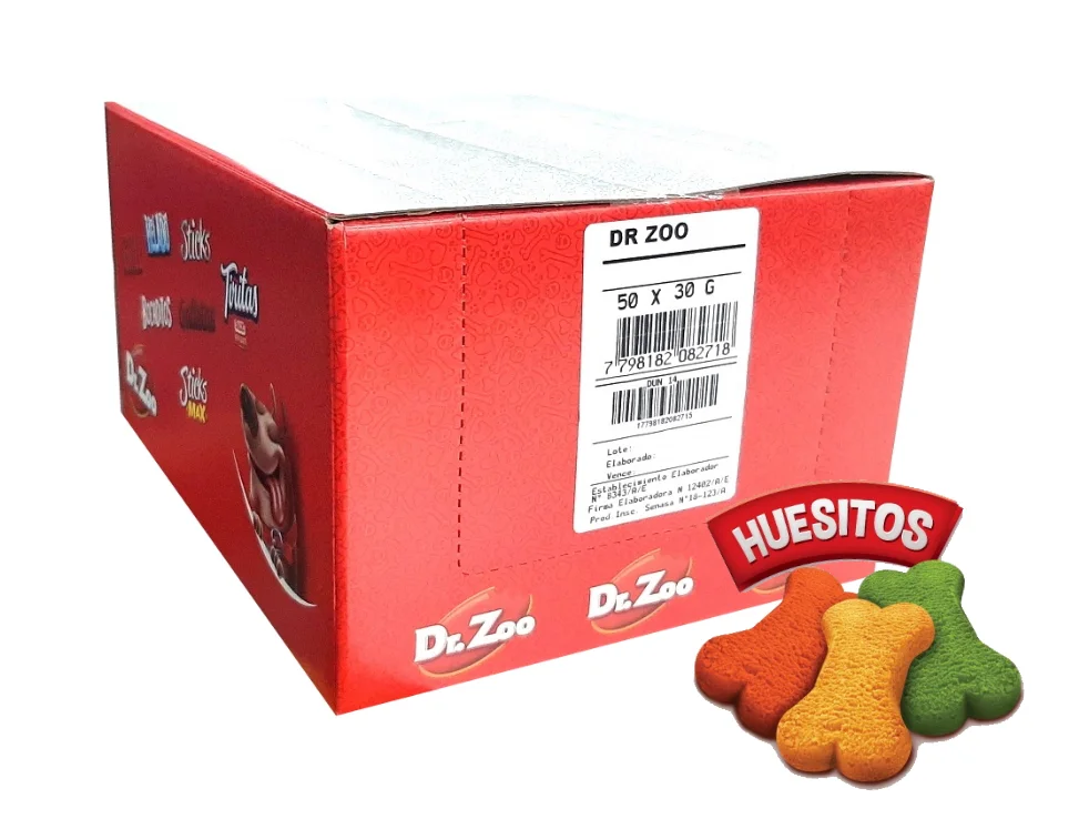 Galletas Huesitos Caja 50 U X 30 Gr.