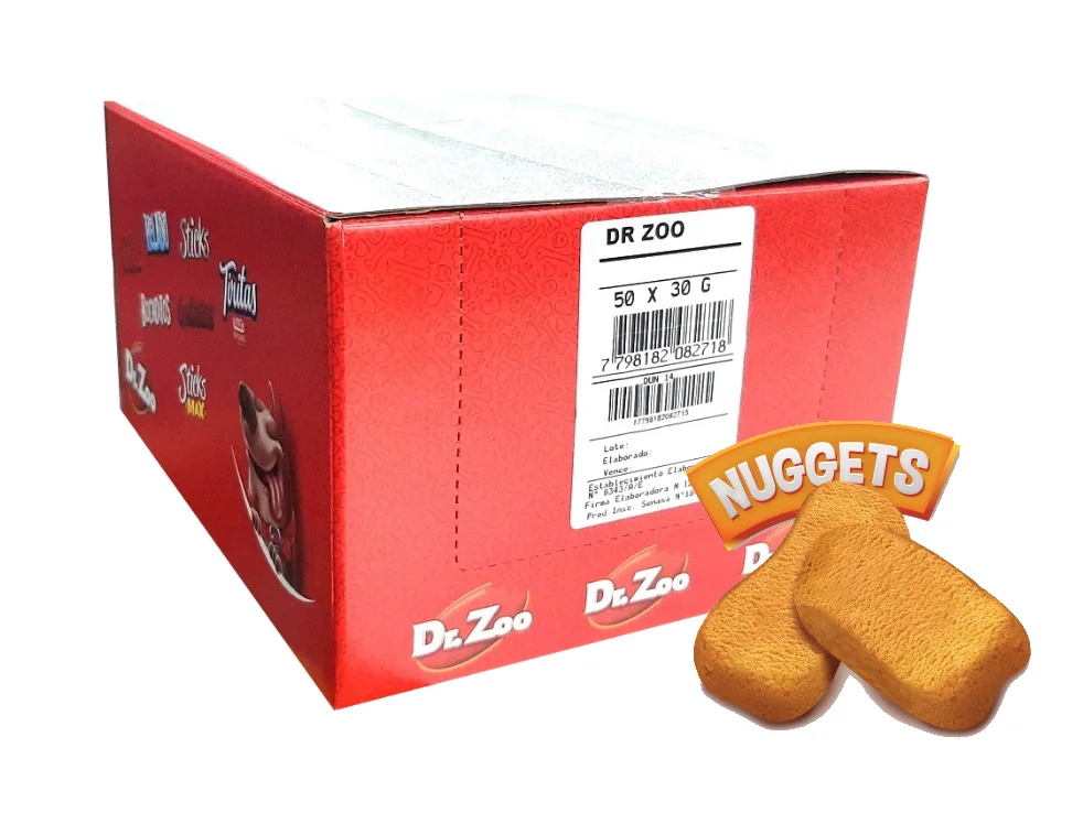 Galletas Nuggets Caja 50 U X 30 Gr.