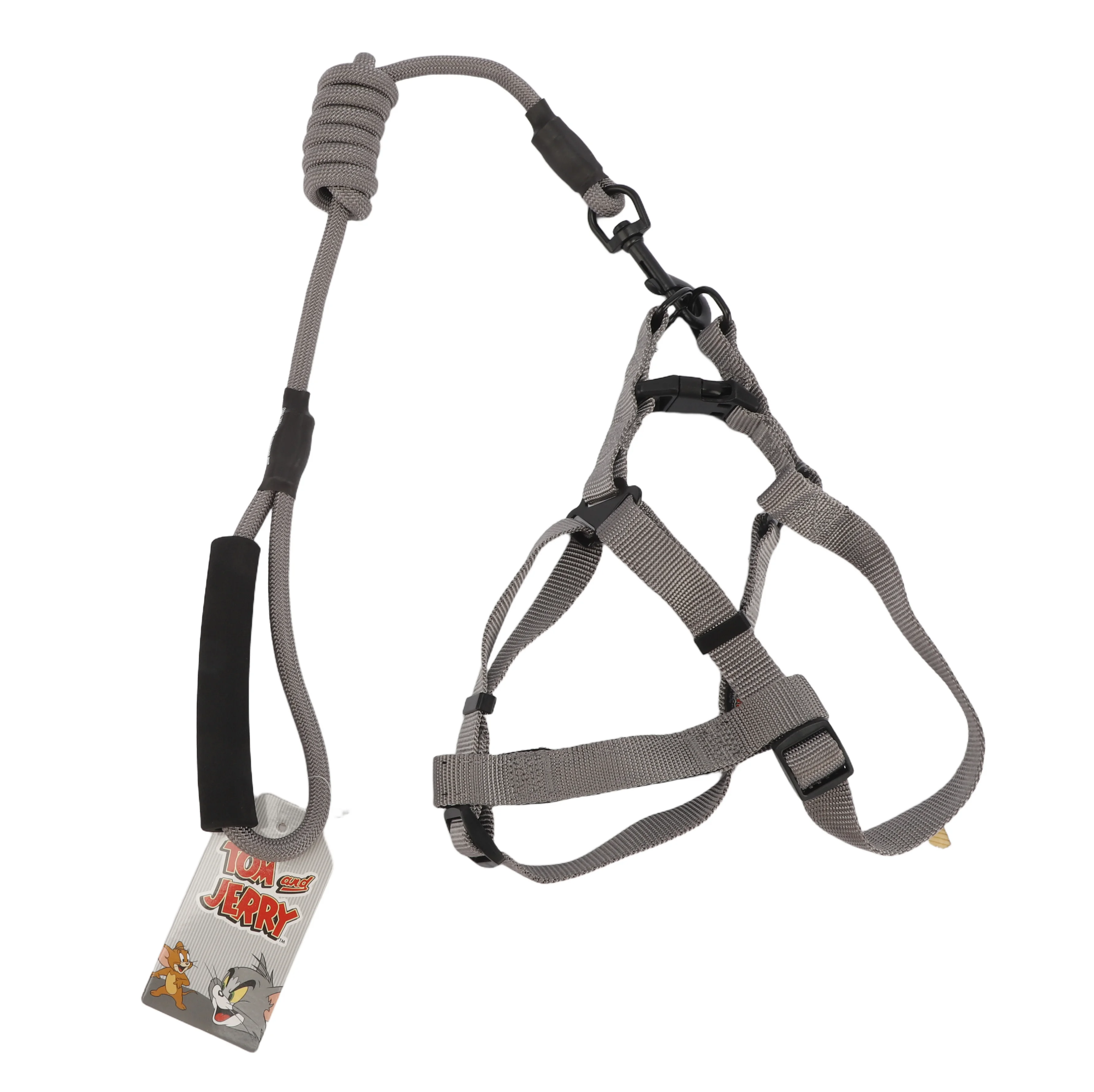 Arnes Para Mascotas Con Correa L Gris