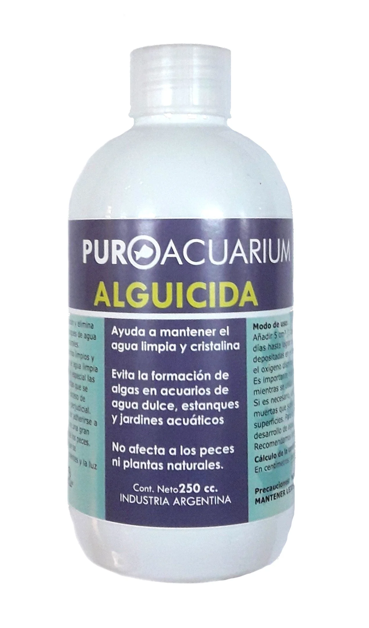 Puroacuarium Alguicida X 250 Cc