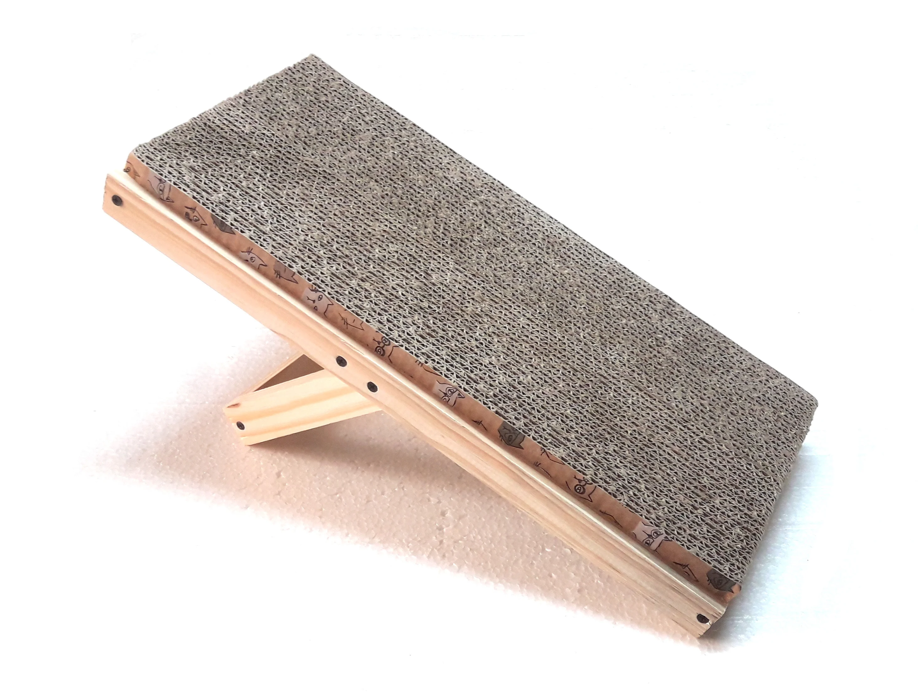 Rascador Madera 2 Pos.c/carton