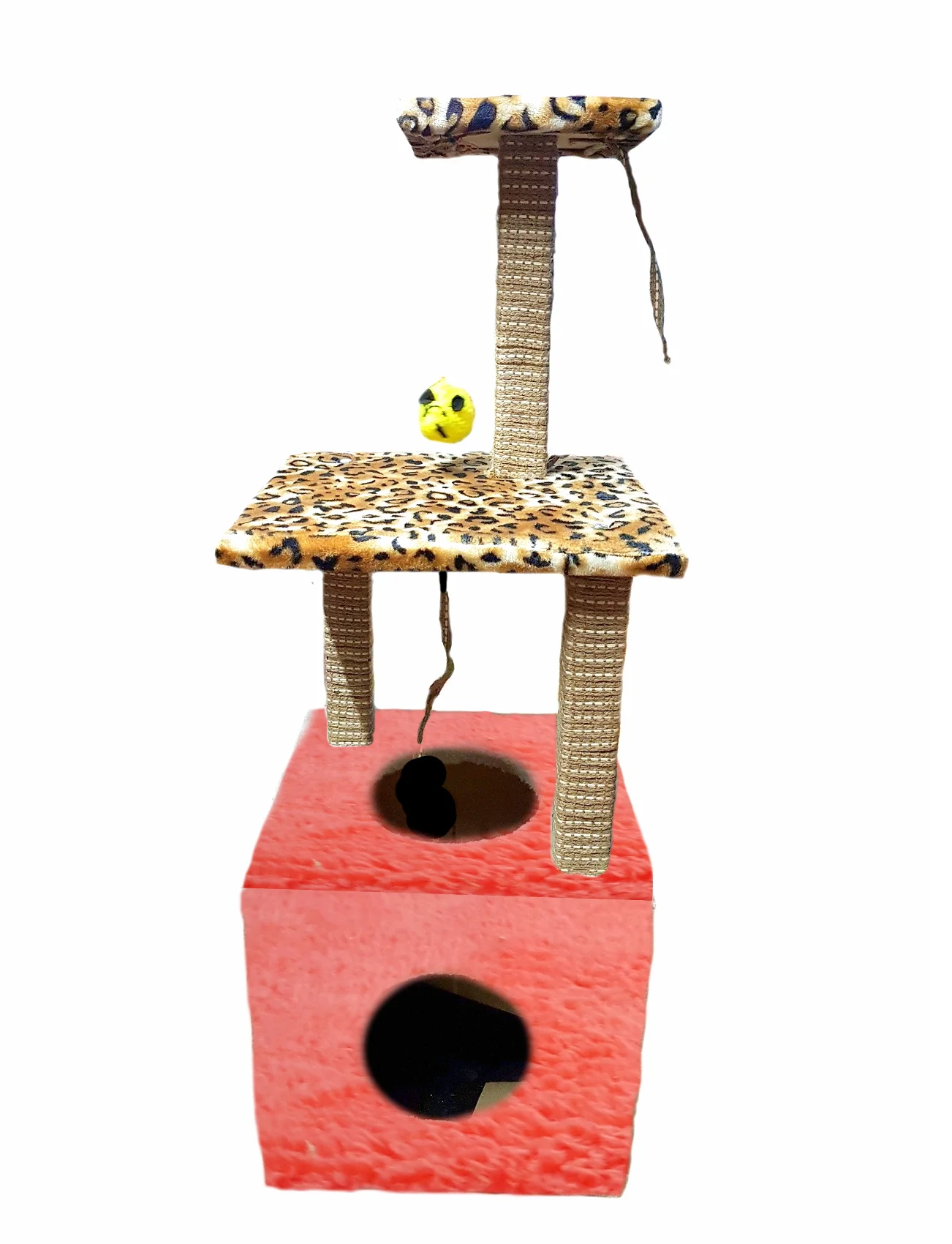 Mueble P/gato C/cajon 2 Pisos