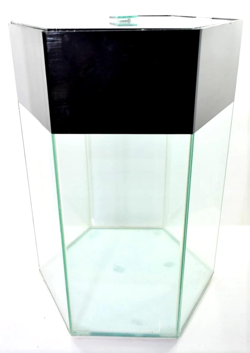 Pecera Hexagonal Doble Tapa